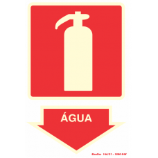 Placa-Extintor de água